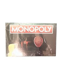 Monopoly IT Horror Movie Board Game‎ Ages 17+ New Sealed